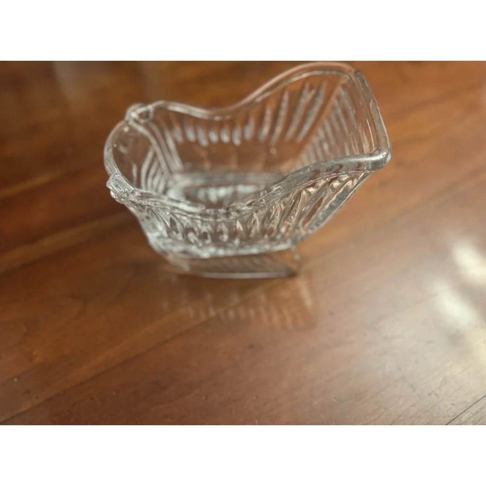 Princess House Royal Highlights Lead‎ Crystal Sleigh Candle Holder